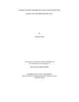 POWER SYSTEM DISTRIBUTED OSCILATION DETECTION  BASED on SYNCHROPHASOR DATA