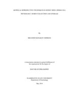 ARTIFICAL REPRODUCTIVE TECHNIQUES IN HONEY BEES: SPERM CELL PHYSIOLOGY, SEMEN COLLECTION AND STORAGE