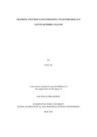 GRAPHITIC POLYMER NANOCOMPOSITES: WEAR PERFORMANCE AND WEAR DEBRIS ANALYSIS