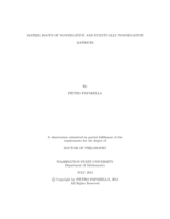 Matrix Roots of Nonnegative and Eventually Nonnegative Matrices