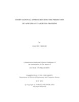 Computational approaches for the prediction of apicoplast-targeted proteins