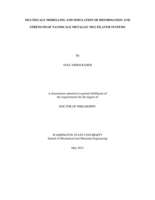 MULTISCALE MODELLING AND SIMULATION OF DEFORMATION AND STRENGTH OF NANOSCALE METALLIC MULTILAYER SYSTEMS