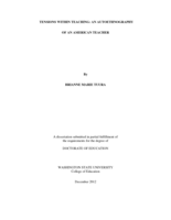 Tensions Within Teaching: An Autoethnography Of An American Teacher