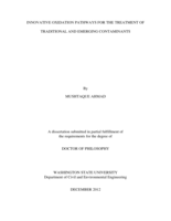 INNOVATIVE OXIDATION PATHWAYS FOR THE TREATMENT OF TRADITIONAL AND EMERGING CONTAMINANTS