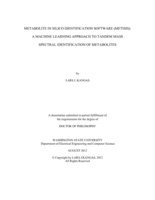 METABOLITE IN SILICO IDENTIFICATION SOFTWARE (METISIS): A MACHINE LEARNING APPROACH TO TANDEM MASS SPECTRAL IDENTIFICATION OF METABOLITES