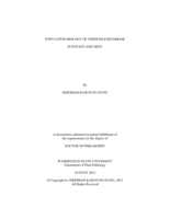 Population Biology of Verticillium dahliae in Potato and Mint