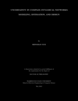 Uncertainty in Complex Dynamical Networks: Modeling, Estimation, and Design