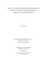 Biology of tachinid parasitoids (Diptera) and their role in biological control of leafrollers (Lepidoptera: Tortricidae) in Washington tree fruit