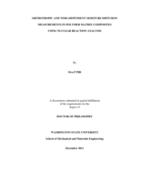 Orthotropic and Time-Dependent Moisture Diffusion Measurements in Polymer Matrix Composites Using Nuclear Reaction Analysis