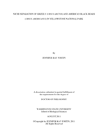 Niche separation of grizzly (Ursus arctos) and American black bears (Ursus americanus) in Yellowstone National Park