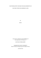 Electromagnetic Sensors for Measurements on Electric Power Transmission Lines