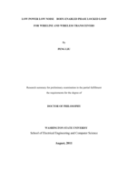 LOW POWER LOW NOISE BODY-ENABLED PHASE LOCKED LOOP FOR WIRELINE AND WIRELESS TRANSCEIVERS