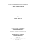 The Interaction Between Opioids and Cannabinoids in the Rat Periaqueductal Gray