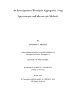 An Investigation of Porphyrin Aggregation Using Spectroscopic and Microscopic Methods