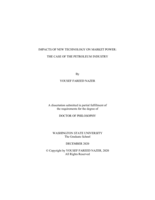 Impacts of New Technology on Market Power: The Case of the Petroleum Industry