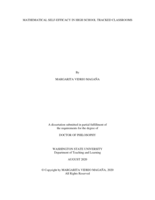 MATHEMATICAL SELF-EFFICACY IN HIGH SCHOOL TRACKED CLASSROOMS
