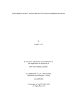 EXPLORING CONTENT AND LANGUAGE INTEGATED LEARNING IN JAPAN