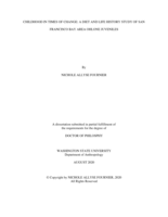 CHILDHOOD IN TIMES OF CHANGE: A DIET AND LIFE HISTORY STUDY OF SAN FRANCISCO BAY AREA OHLONE JUVENILES