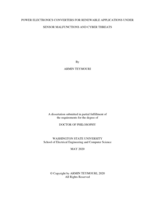 Power Electronics Converters for Renewable Applications under Sensor Malfunctions and Cyber Threats