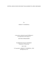 NETTING APPLICATIONS FOR INSECT MANAGEMENT IN APPLE ORCHARDS