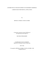 CONTRIBUTIONS TO THE DEVELOPMENT OF ENGINEERED AMORPHOUS CARBONS FOR ENVIRONMENTAL APPLICATIONS