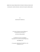 IMPROVED CHARACTERIZATIONS OF DESIGN STORM AND DROUGHT: STOCHASTIC, NONSTATIONARY AND MULTIVARIATE APPROACHES