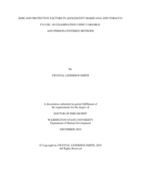 RISK AND PROTECTIVE FACTORS IN ADOLESCENT MARIJUANA AND TOBACCO CO-USE: AN EXAMINATION USING VARIABLE- AND PERSON-CENTERED METHODS