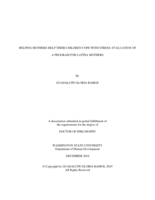 HELPING MOTHERS HELP THEIR CHILDREN COPE WITH STRESS: EVALUATION OF A PROGRAM FOR LATINA MOTHERS