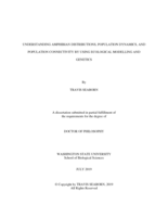 UNDERSTANDING AMPHIBIAN DISTRIBUTIONS, POPULATION DYNAMICS, AND POPULATION CONNECTIVITY BY USING ECOLOGICAL MODELLING AND GENETICS