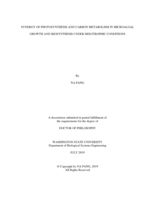 SYNERGY OF PHOTOSYNTHESIS AND CARBON METABOLISM IN MICROALGAL GROWTH AND BIOSYNTHESIS UNDER MIXOTROPHIC CONDITIONS