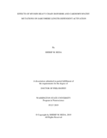 EFFECTS OF MYOSIN HEAVY CHAIN ISOFORMS AND CARDIOMYOPATHY MUTATIONS ON SARCOMERE LENGTH-DEPENDENT ACTIVATION