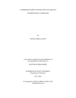 A THERMODYNAMIC INVESTIGATION OF AQUEOUS TECHNETIUM(IV) COMPLEXES