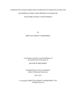 COMPARATIVE CHARACTERIZATION OF HEPATOCYTE GROWTH FACTOR AND MACROPHAGE STIMULATING PROTEIN IN PANCREATIC  AND GLIOBLASTOMA CANCER MODELS