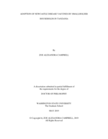 Adoption of Newcastle disease vaccines by smallholder households in Tanzania