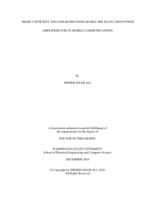 HIGHLY EFFICIENT AND LINEAR RECONFIGURABLE MM-WAVE CMOS POWER AMPLIFIERS FOR 5G MOBILE COMMUNICATIONS