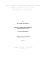 NUCLEAR WARMAKING AND THE TREADMILL OF DESTRUCTION MECHANISM:  EXTERMINISM AND ENVIRONMENTAL INEQUALITY IN  THE UNITED STATES AND THE SOVIET UNION