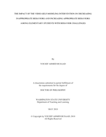 The Impact of Video Self-Modeling Intervention on Decreasing Inappropriate Behaviors and Increasing Appropriate Behaviors Among Elementary Students with Behavior Challenges