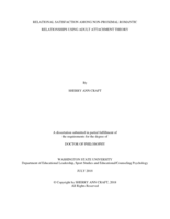 RELATIONAL SATISFACTION AMONG NON-PROXIMAL ROMANTIC RELATIONSHIPS USING ADULT ATTACHMENT THEORY