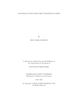 Nonlinear optics near the fundamental limits