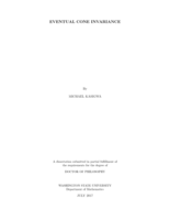 Eventual Cone Invariance