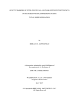 Genetic Markers of Inter-Individual and Task-Dependent Differences in Neurobehavioral Impairment During Total Sleep Deprivation