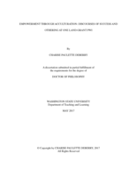EMPOWERMENT THROUGH ACCULTURATION: DISCOURSES OF SUCCESS AND OTHERING AT ONE LAND-GRANT PWI