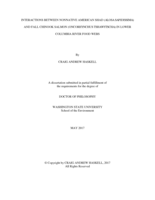 INTERACTIONS BETWEEN NONNATIVE AMERICAN SHAD (ALOSA SAPIDISSIMA) AND FALL CHINOOK SALMON (ONCORHYNCHUS TSHAWYTSCHA) IN LOWER COLUMBIA RIVER FOOD WEBS
