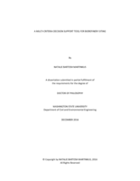 A Multi-Criteria Decision Support Tool for Biorefinery Siting