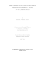 REPLIES TO WOUNDS: MEANING ACROSS MULTIPLE EKPHRASIC