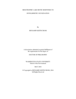 Mesotrophic Lake Biotic Responses to Hypolimnetic Oxygenation
