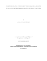 ATOMISTIC ELUCIDATION OF THE SYNERGY WITHIN NOBLE METAL PROMOTED-FE CATALYSTS FOR THE HYDRODEOXYGENATION OF PHENOLIC COMPOUNDS