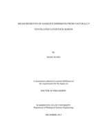 Measurements of Gaseous Emissions from Naturally Ventilated Livestock Barns