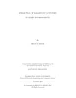 Prediction of Inhabitant Activities in Smart Environments