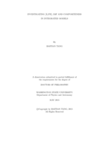INVESTIGATING [X/FE], IMF AND COMPOSITENESS IN INTEGRATED MODELS